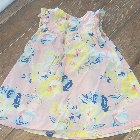 Pink Floral Toddler Dress. - Picture 6 of 7